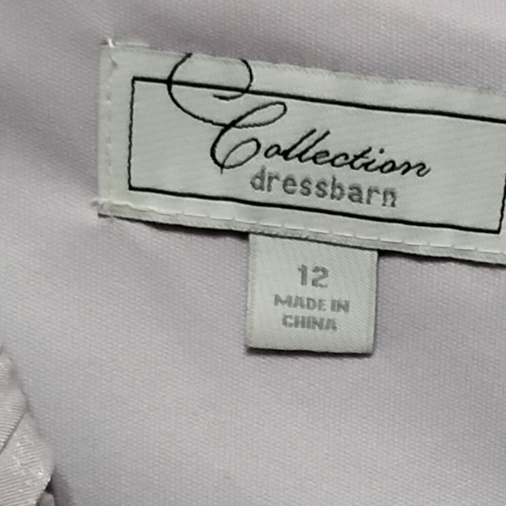 Dress Barn collections evening or party dress - lilac- like new     12 - Picture 4 of 4